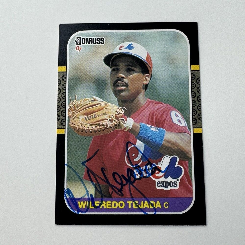 Wilfredo Tejada Auto 1997 Donruss Rookie Card RC #529 In Person Signed Autograph